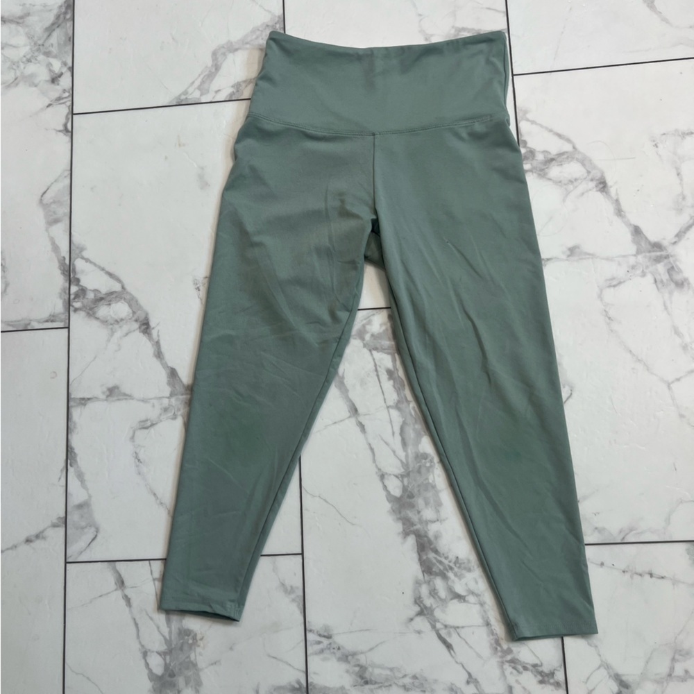 Balance Collection Green Cropped Performance Pants - Picture 2 of 5